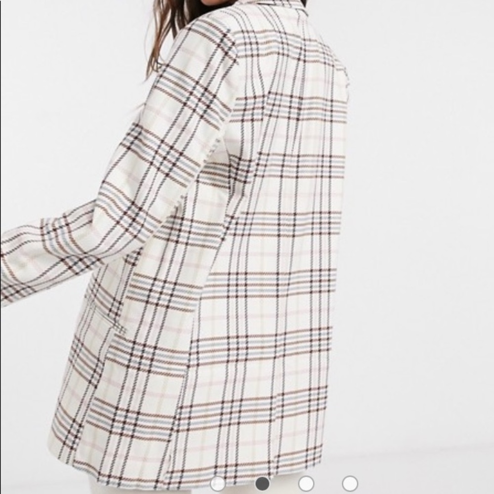 ASOS Candy Check Dad Suit Blazer